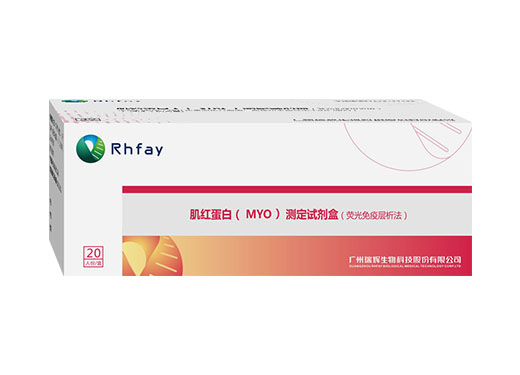 Myoglobin (myo) assay kit (fluorescence immunochromatography)